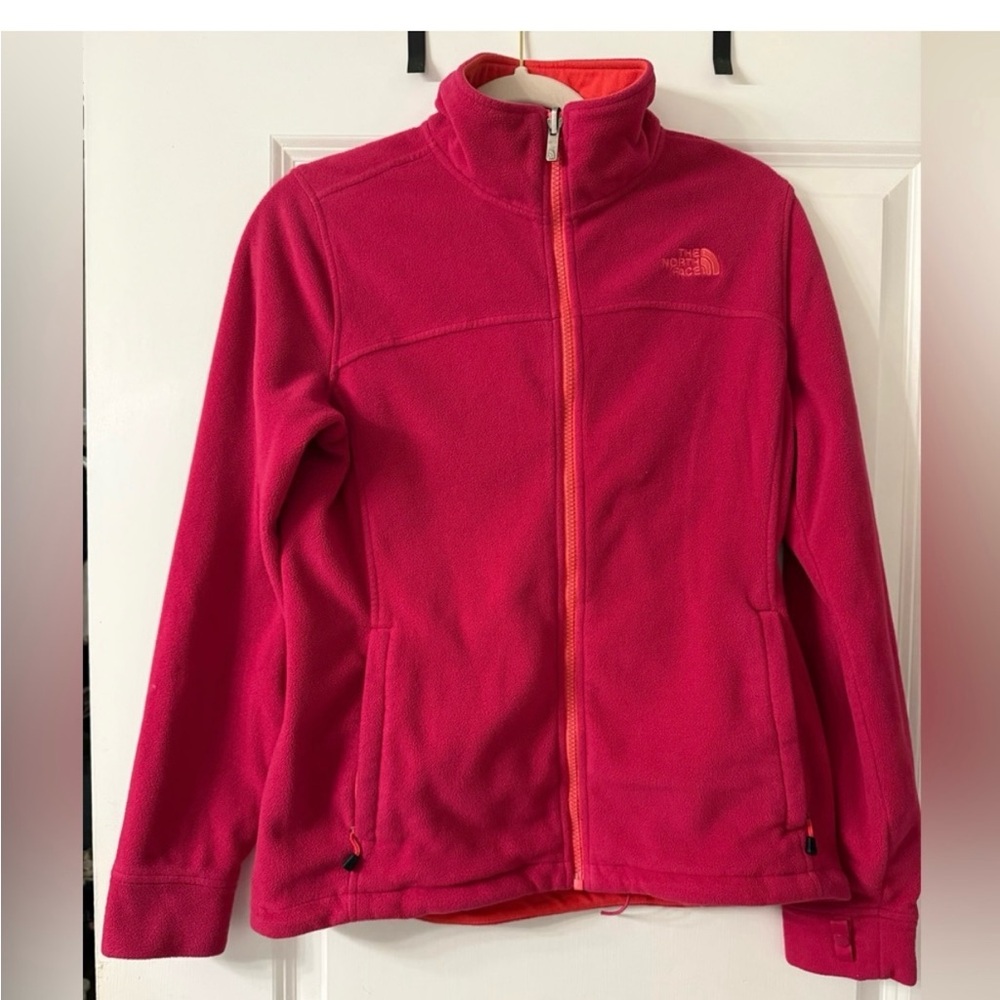 The North Face Fuchsia Orange  Fleece Jacket